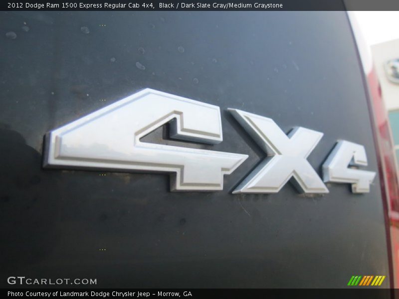 Black / Dark Slate Gray/Medium Graystone 2012 Dodge Ram 1500 Express Regular Cab 4x4