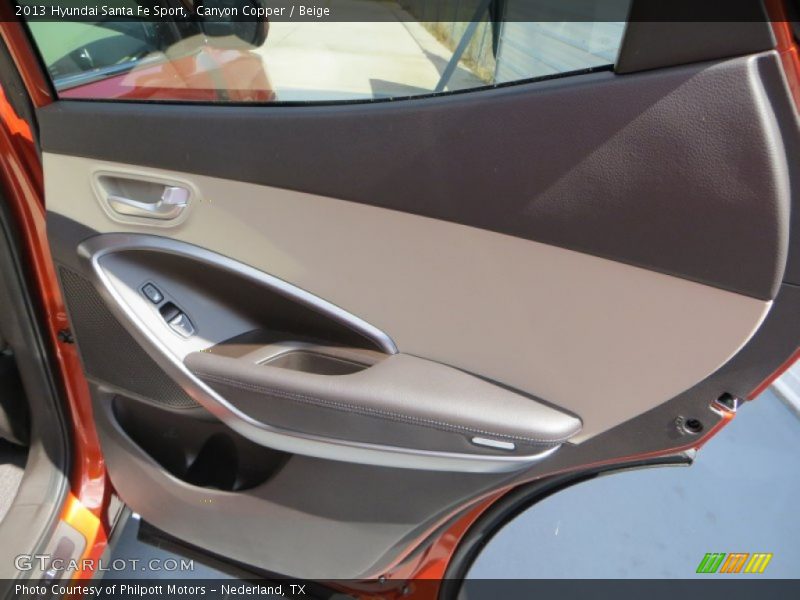 Canyon Copper / Beige 2013 Hyundai Santa Fe Sport