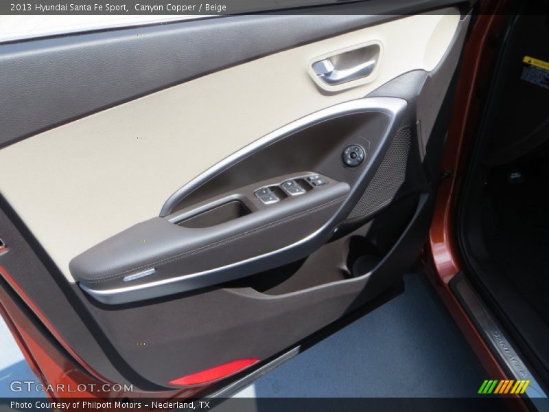 Canyon Copper / Beige 2013 Hyundai Santa Fe Sport