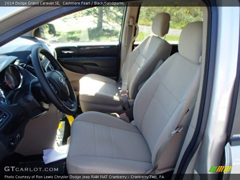 Cashmere Pearl / Black/Sandstorm 2014 Dodge Grand Caravan SE