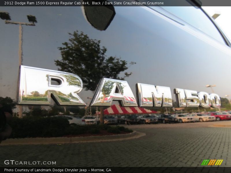 Black / Dark Slate Gray/Medium Graystone 2012 Dodge Ram 1500 Express Regular Cab 4x4