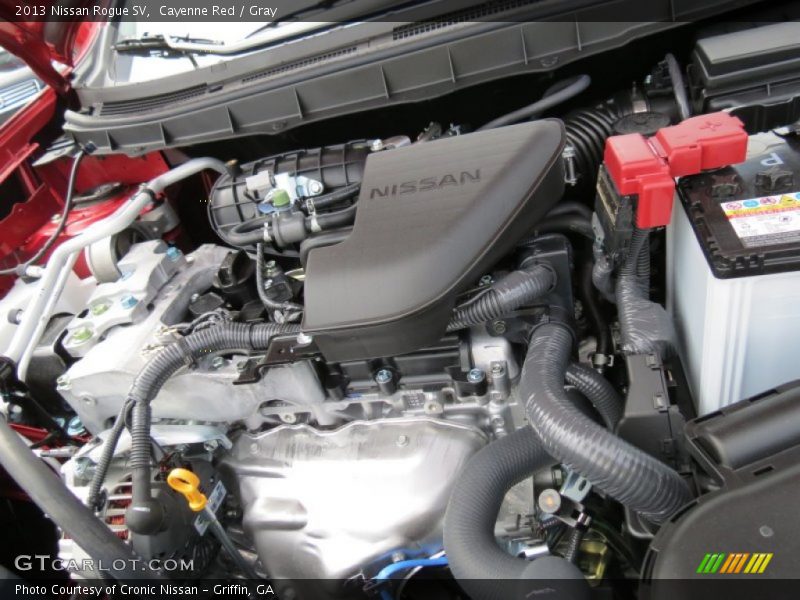 Cayenne Red / Gray 2013 Nissan Rogue SV