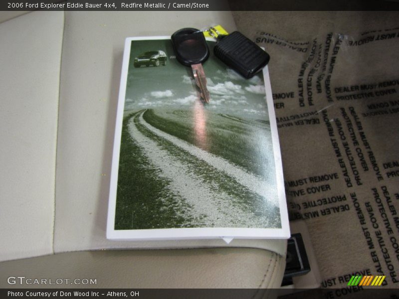 Redfire Metallic / Camel/Stone 2006 Ford Explorer Eddie Bauer 4x4