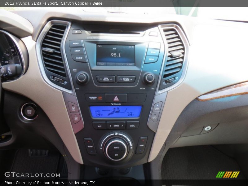 Canyon Copper / Beige 2013 Hyundai Santa Fe Sport