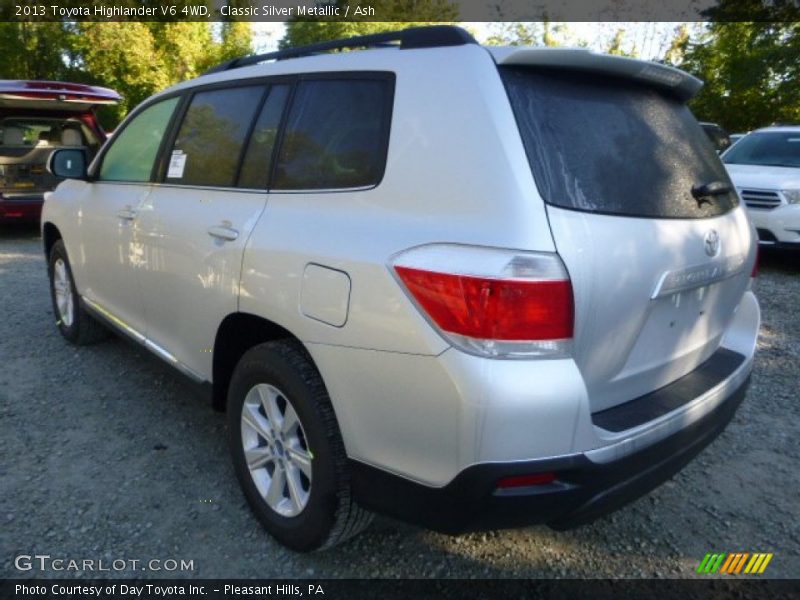 Classic Silver Metallic / Ash 2013 Toyota Highlander V6 4WD