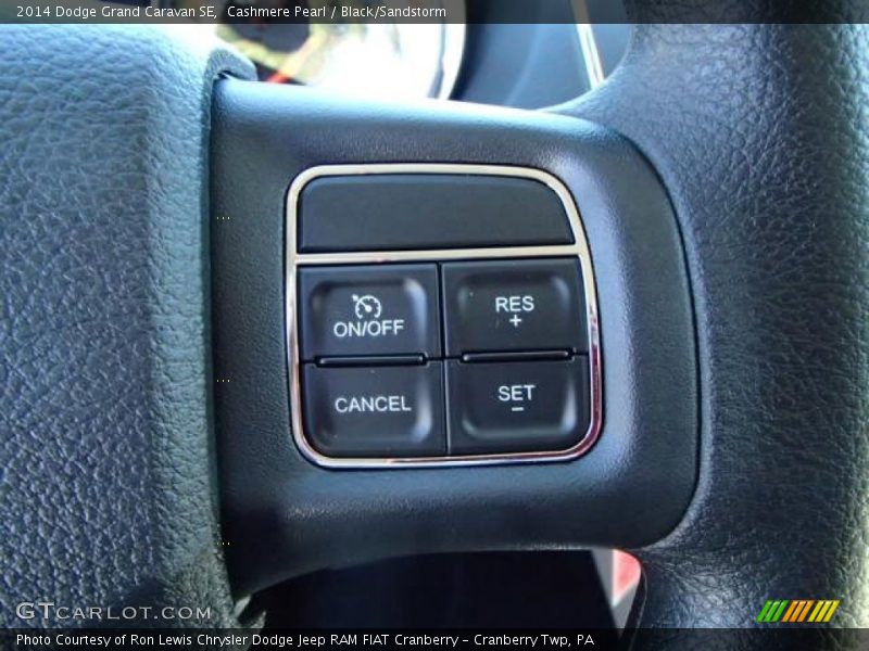 Cashmere Pearl / Black/Sandstorm 2014 Dodge Grand Caravan SE