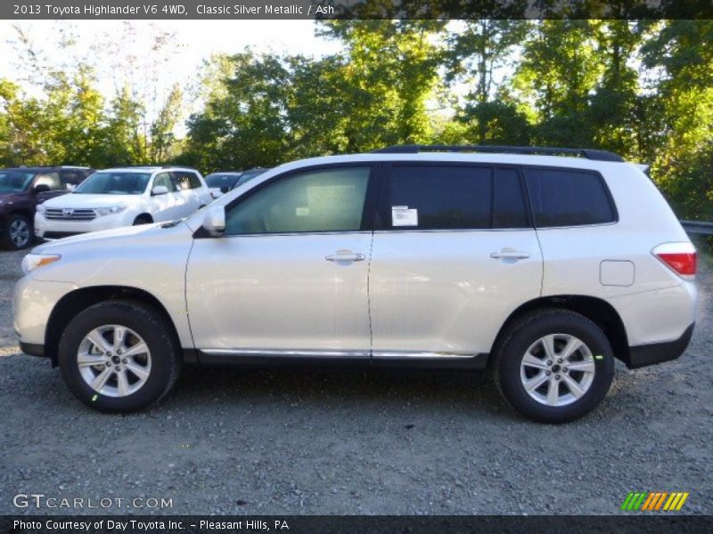 Classic Silver Metallic / Ash 2013 Toyota Highlander V6 4WD