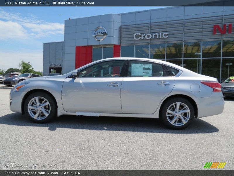 Brilliant Silver / Charcoal 2013 Nissan Altima 2.5 SL