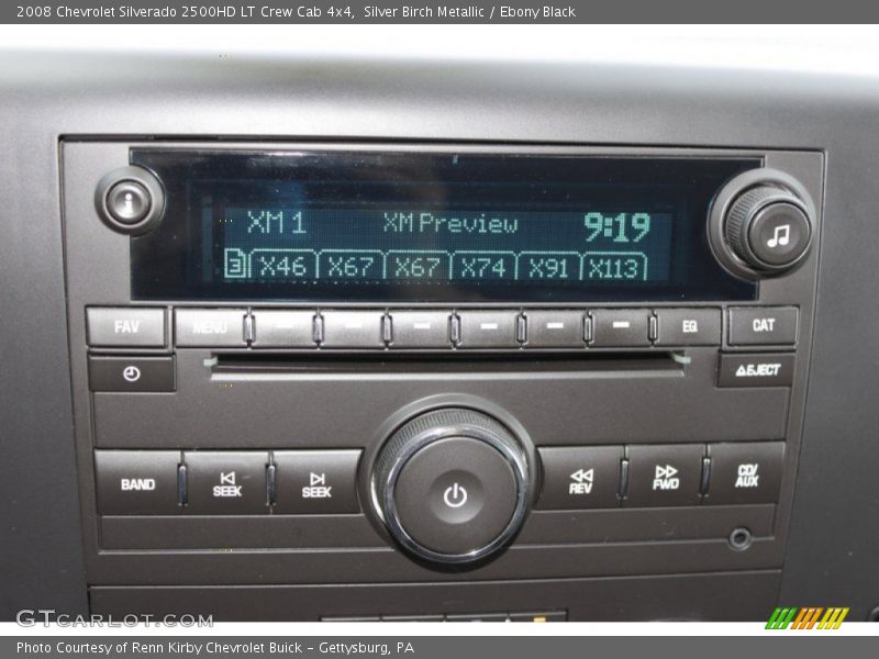 Silver Birch Metallic / Ebony Black 2008 Chevrolet Silverado 2500HD LT Crew Cab 4x4