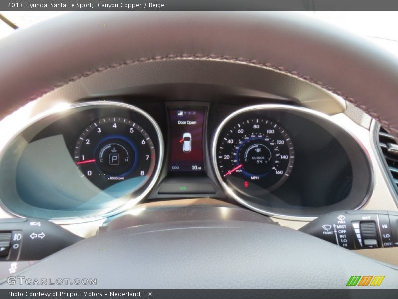 Canyon Copper / Beige 2013 Hyundai Santa Fe Sport