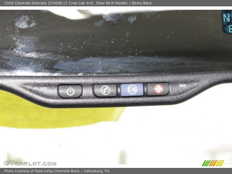 Silver Birch Metallic / Ebony Black 2008 Chevrolet Silverado 2500HD LT Crew Cab 4x4