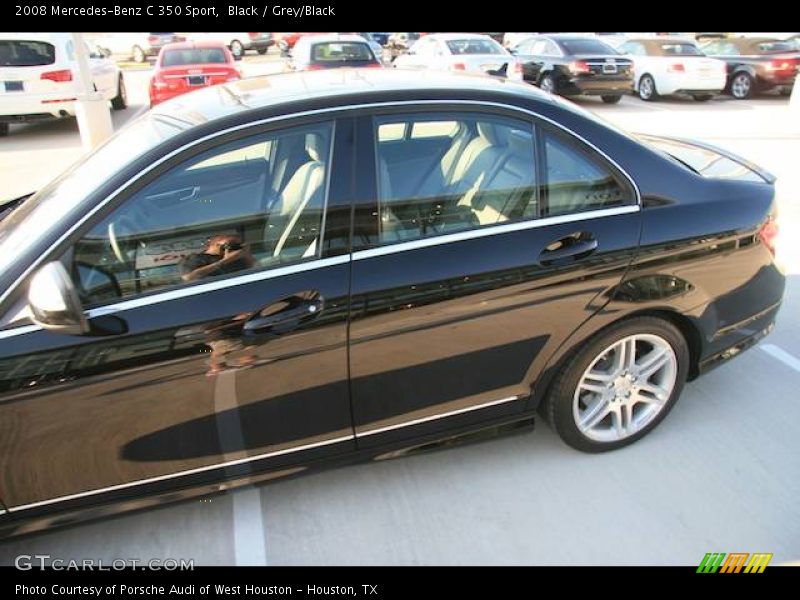 Black / Grey/Black 2008 Mercedes-Benz C 350 Sport
