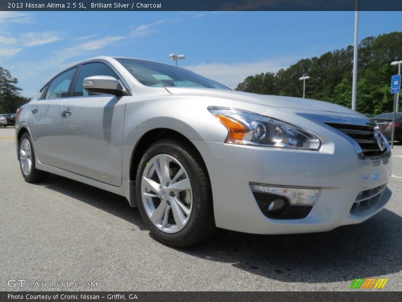 Brilliant Silver / Charcoal 2013 Nissan Altima 2.5 SL