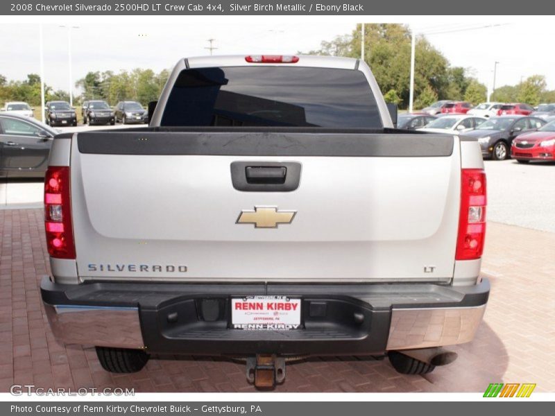 Silver Birch Metallic / Ebony Black 2008 Chevrolet Silverado 2500HD LT Crew Cab 4x4