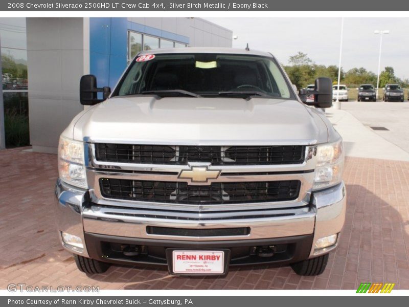 Silver Birch Metallic / Ebony Black 2008 Chevrolet Silverado 2500HD LT Crew Cab 4x4