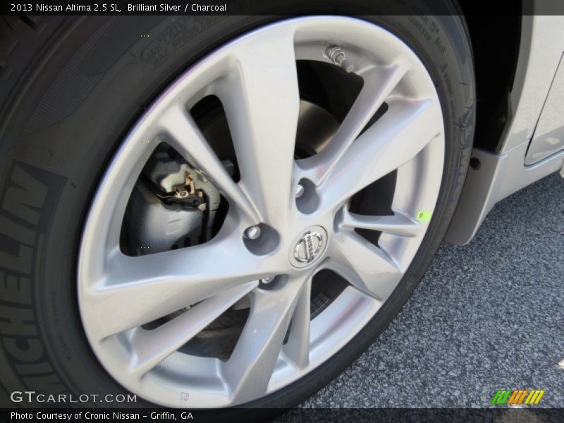 Brilliant Silver / Charcoal 2013 Nissan Altima 2.5 SL