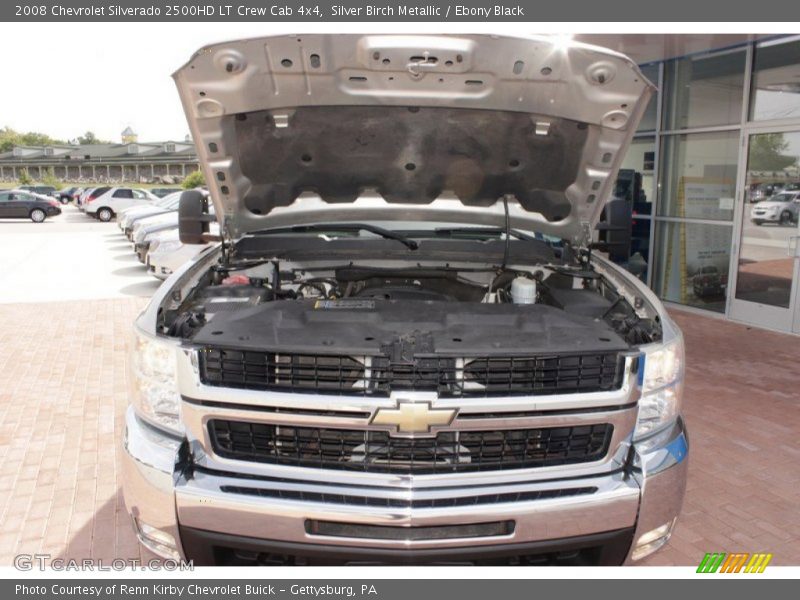 Silver Birch Metallic / Ebony Black 2008 Chevrolet Silverado 2500HD LT Crew Cab 4x4