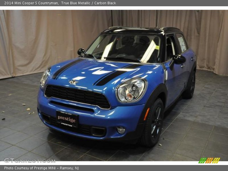 True Blue Metallic / Carbon Black 2014 Mini Cooper S Countryman