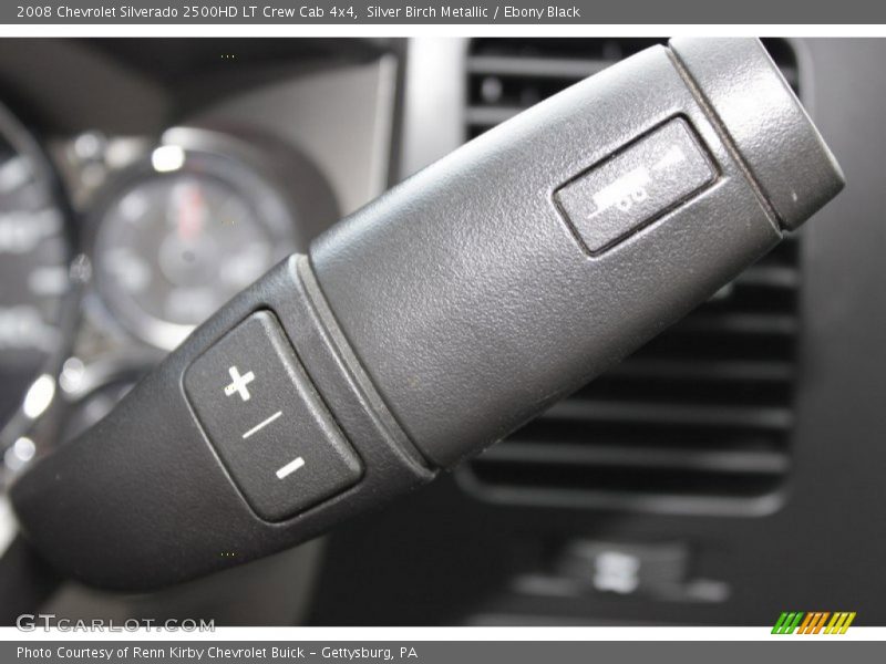 Silver Birch Metallic / Ebony Black 2008 Chevrolet Silverado 2500HD LT Crew Cab 4x4