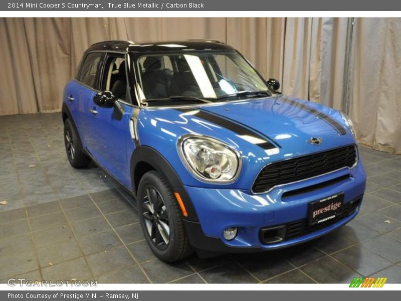 True Blue Metallic / Carbon Black 2014 Mini Cooper S Countryman