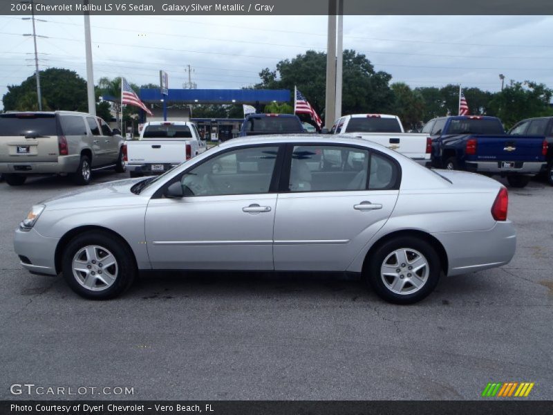 Galaxy Silver Metallic / Gray 2004 Chevrolet Malibu LS V6 Sedan