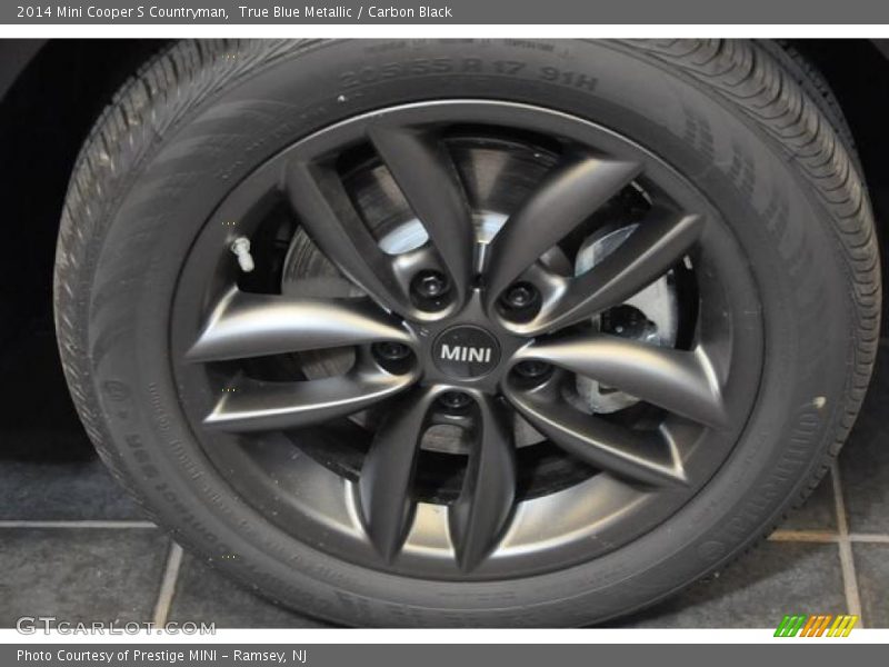 True Blue Metallic / Carbon Black 2014 Mini Cooper S Countryman