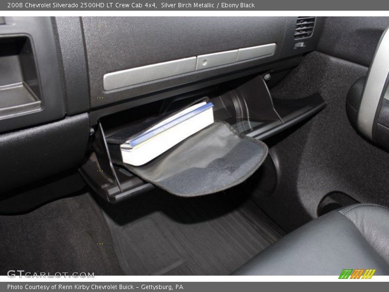 Silver Birch Metallic / Ebony Black 2008 Chevrolet Silverado 2500HD LT Crew Cab 4x4