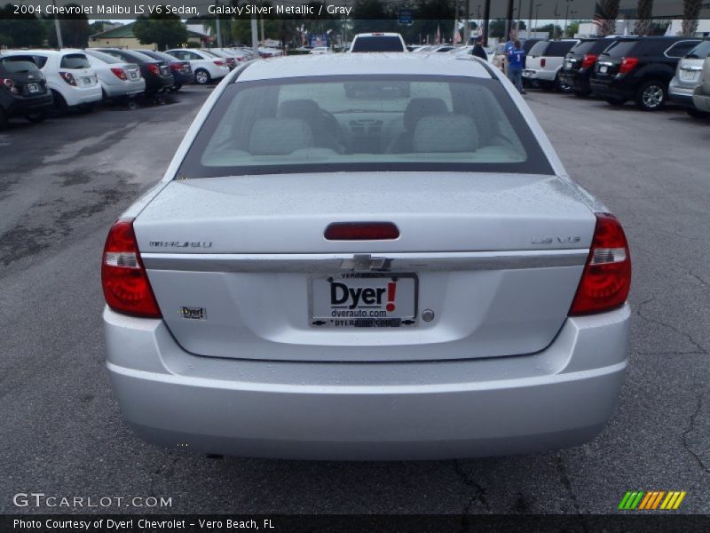 Galaxy Silver Metallic / Gray 2004 Chevrolet Malibu LS V6 Sedan