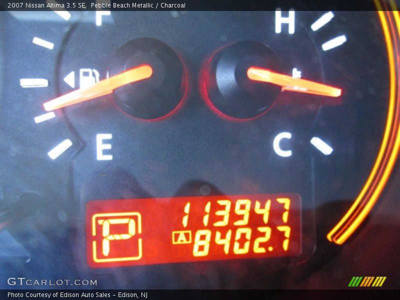 Pebble Beach Metallic / Charcoal 2007 Nissan Altima 3.5 SE