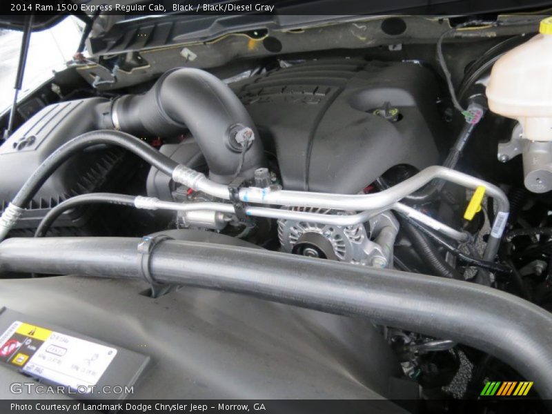 Black / Black/Diesel Gray 2014 Ram 1500 Express Regular Cab