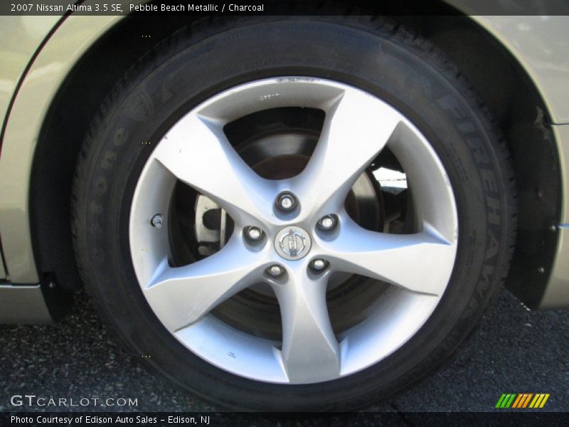 Pebble Beach Metallic / Charcoal 2007 Nissan Altima 3.5 SE