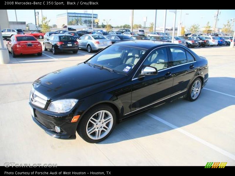 Black / Grey/Black 2008 Mercedes-Benz C 350 Sport