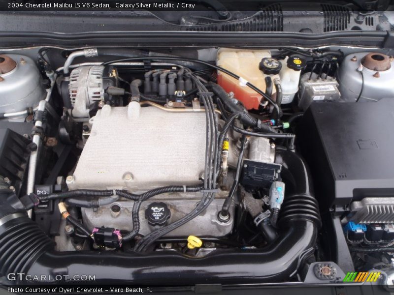 Galaxy Silver Metallic / Gray 2004 Chevrolet Malibu LS V6 Sedan