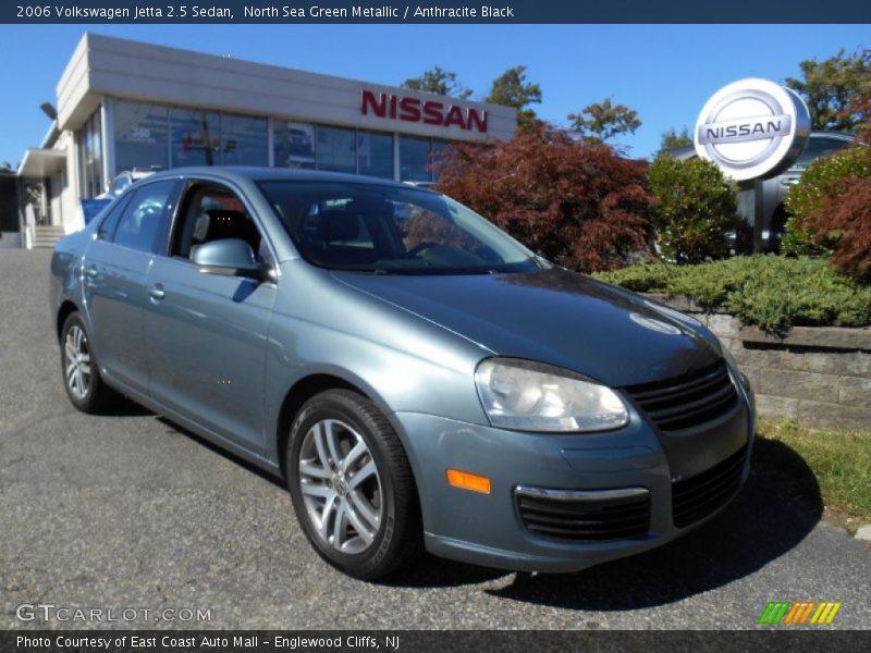 North Sea Green Metallic / Anthracite Black 2006 Volkswagen Jetta 2.5 Sedan