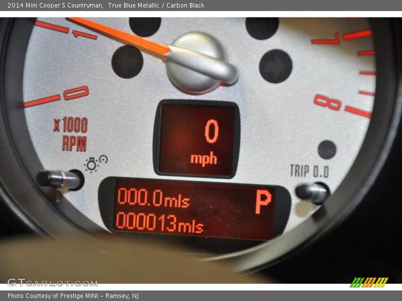True Blue Metallic / Carbon Black 2014 Mini Cooper S Countryman