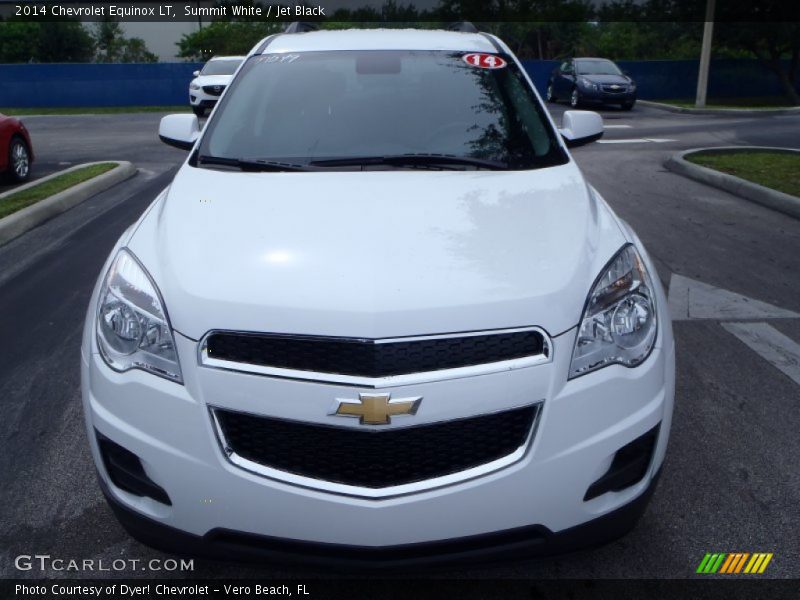 Summit White / Jet Black 2014 Chevrolet Equinox LT