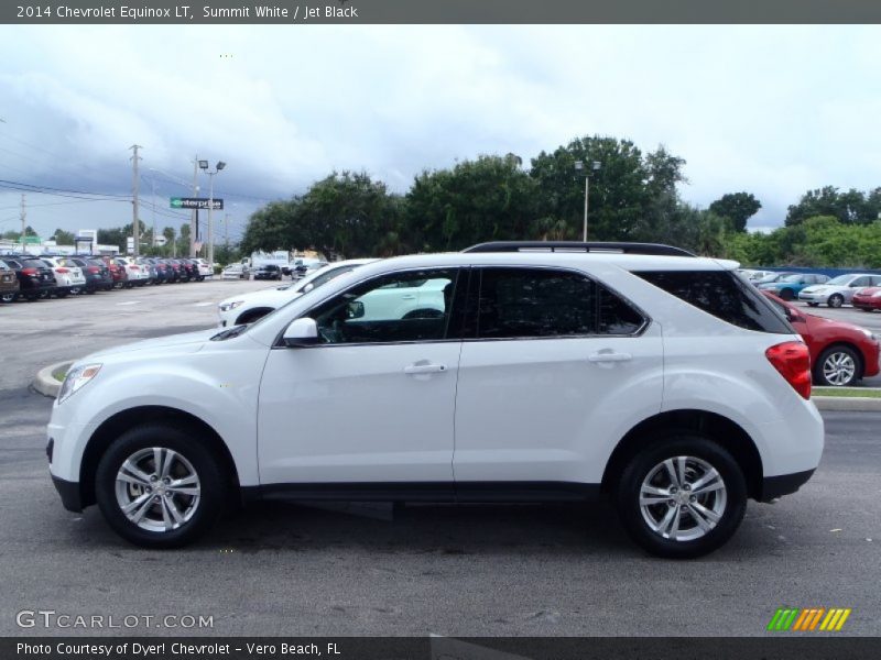 Summit White / Jet Black 2014 Chevrolet Equinox LT