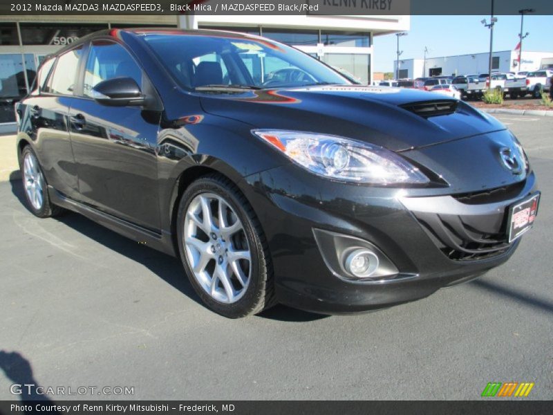 Black Mica / MAZDASPEED Black/Red 2012 Mazda MAZDA3 MAZDASPEED3