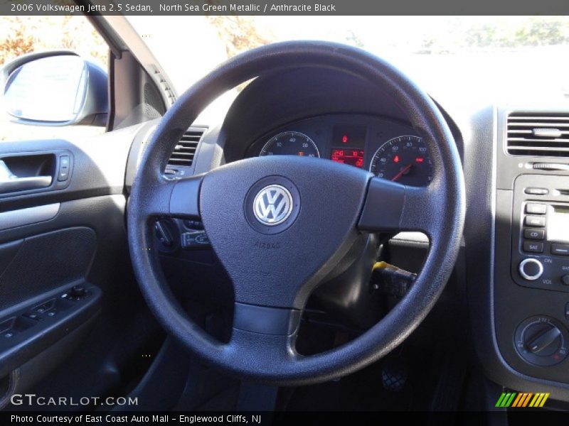 North Sea Green Metallic / Anthracite Black 2006 Volkswagen Jetta 2.5 Sedan