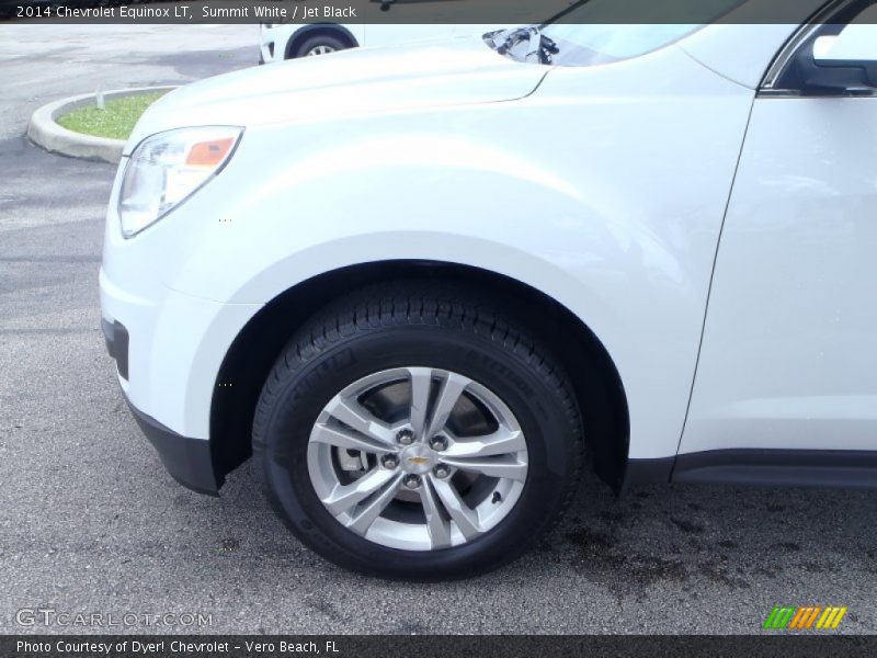 Summit White / Jet Black 2014 Chevrolet Equinox LT