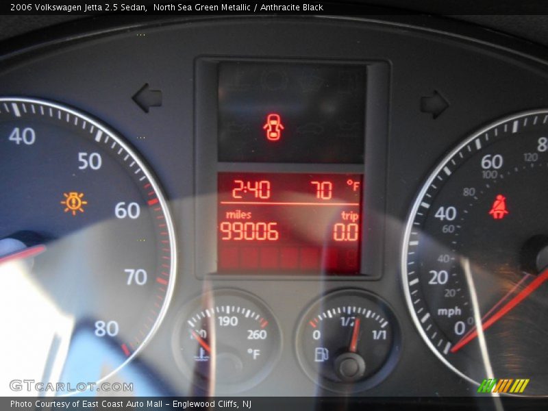 North Sea Green Metallic / Anthracite Black 2006 Volkswagen Jetta 2.5 Sedan