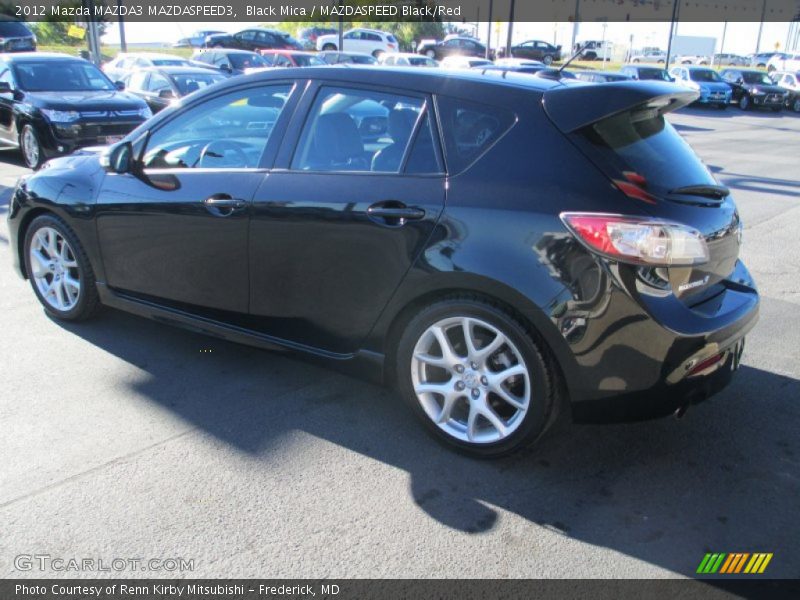 Black Mica / MAZDASPEED Black/Red 2012 Mazda MAZDA3 MAZDASPEED3