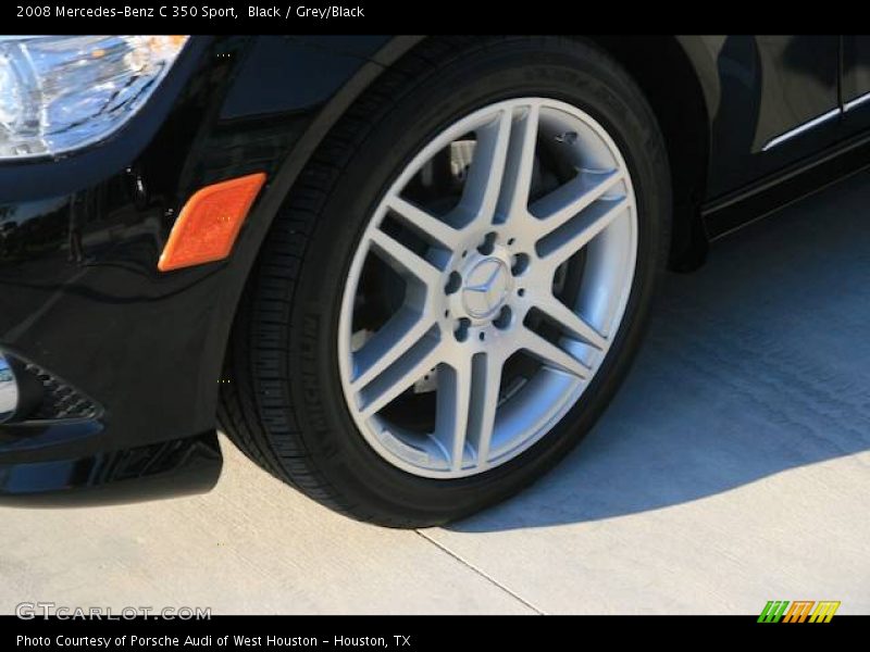 Black / Grey/Black 2008 Mercedes-Benz C 350 Sport