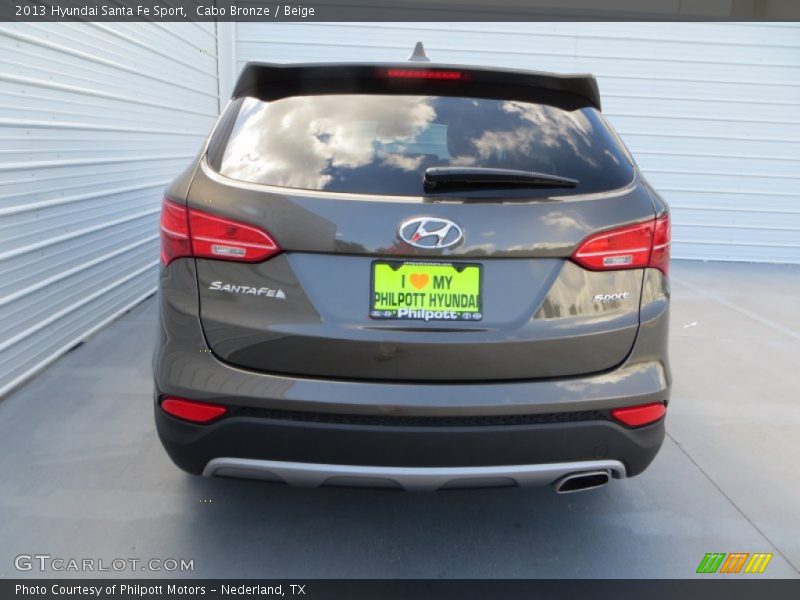 Cabo Bronze / Beige 2013 Hyundai Santa Fe Sport