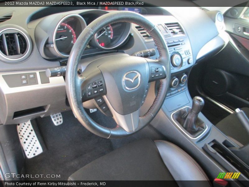 Black Mica / MAZDASPEED Black/Red 2012 Mazda MAZDA3 MAZDASPEED3