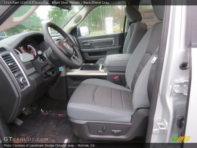 Front Seat of 2014 1500 SLT Quad Cab