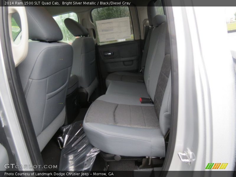 Rear Seat of 2014 1500 SLT Quad Cab