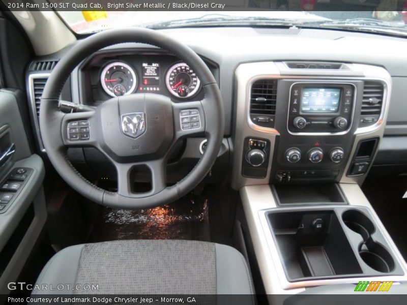 Dashboard of 2014 1500 SLT Quad Cab