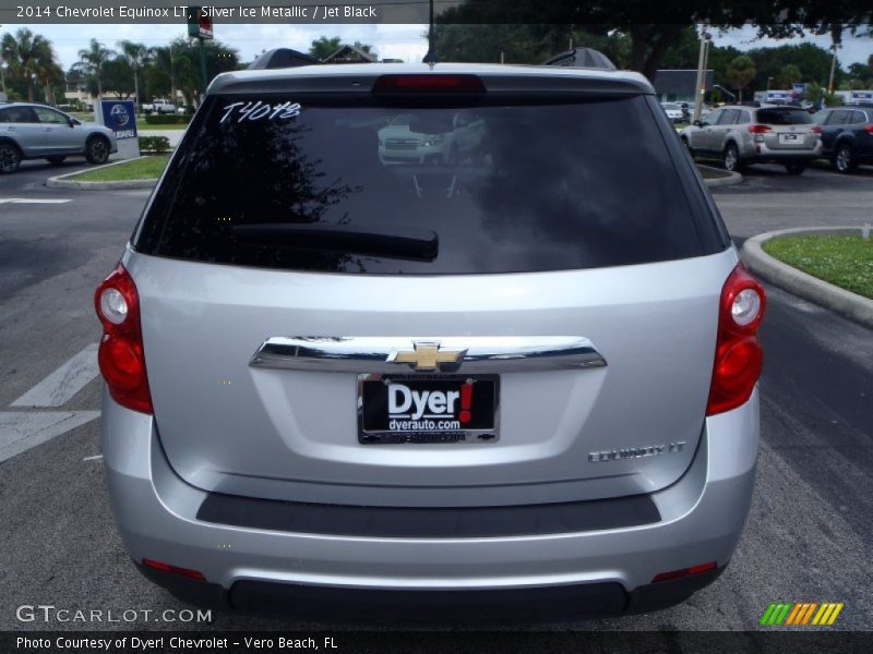 Silver Ice Metallic / Jet Black 2014 Chevrolet Equinox LT