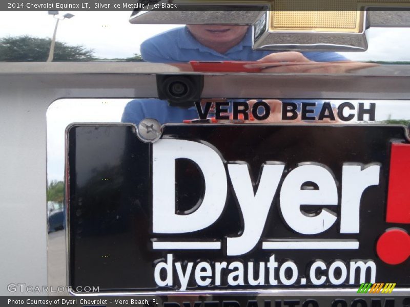Silver Ice Metallic / Jet Black 2014 Chevrolet Equinox LT